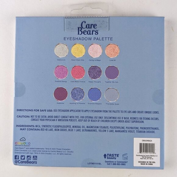NEW Care Bears Eyeshadow Palette by Taste Beauty - Picture 6 of 7